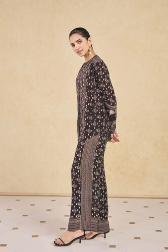 Audun Printed Co-ord Set - Black, Black, image 2